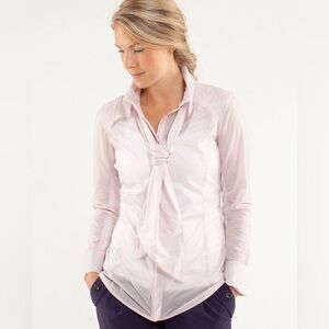 Lululemon Pedal Power Wind Shirt, Neutral Blush, 10